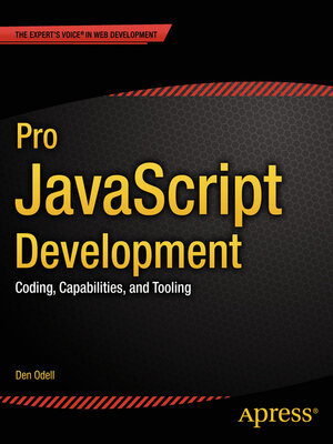 cover image of Pro JavaScript Development
